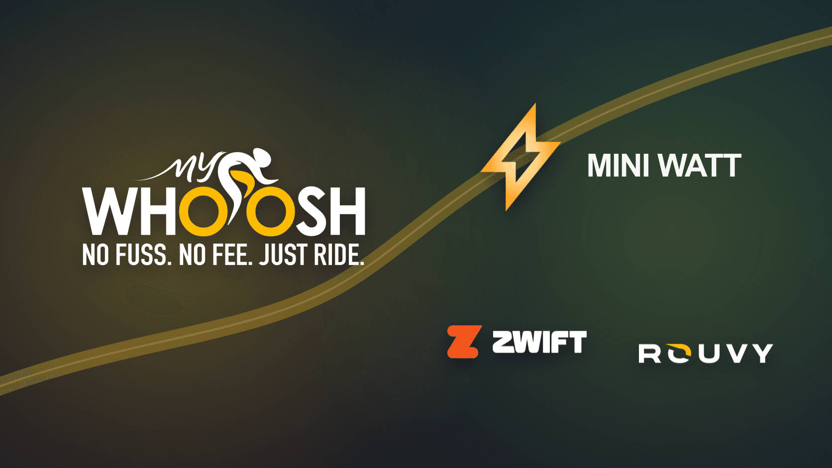 MyWhoosh compared with MINI WATT, Zwift, and ROUVY